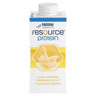 RESOURCE PROTEIN, vanilės skonio gėrimas, 4 vienetai, 200 ml
