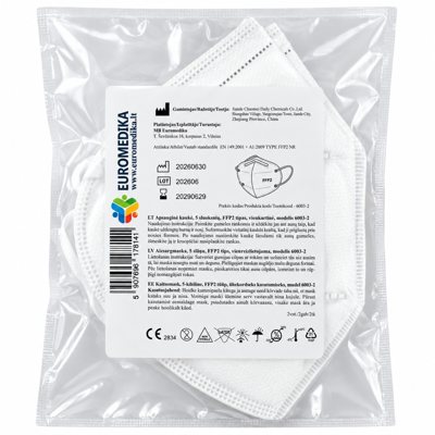 Respiratorius kaukė, FFP2, 2 vnt