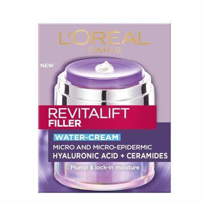 Revitalift Filler Water-Cream, odos barjerą stiprinantis veido kremas, 50 ml