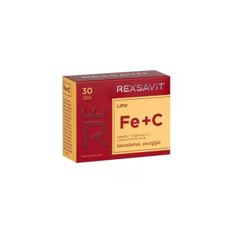 REXSAVIT LIPO Fe+C kaps. N30