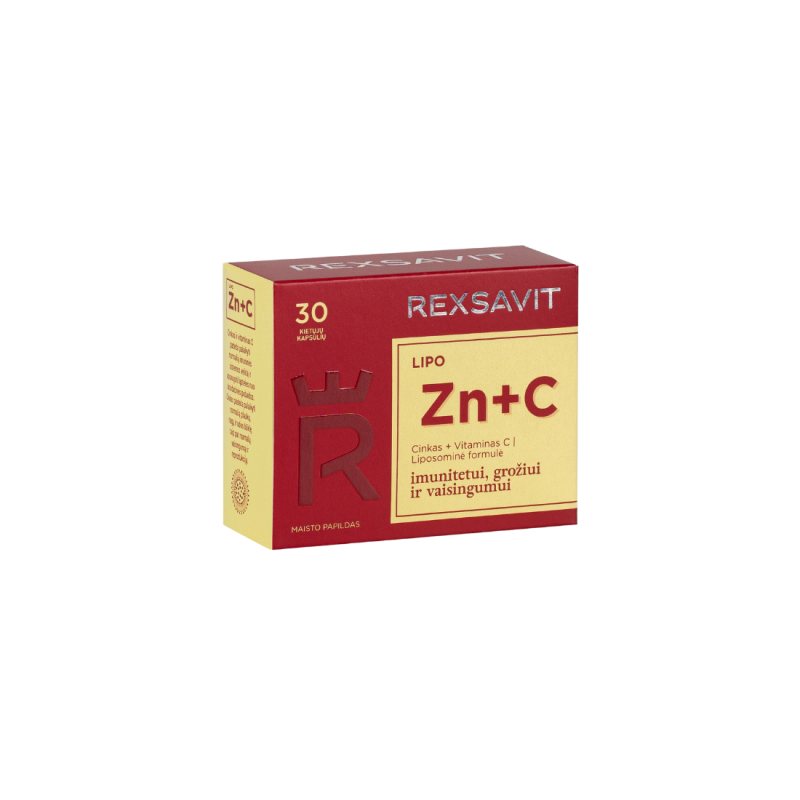 REXSAVIT LIPO Zn+C kaps. N30