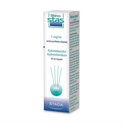 RHINO-STAS, 1 mg/ml, nosies purškalas (tirpalas), 10 ml