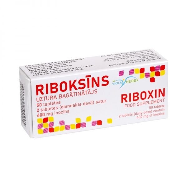 RIBOKSINAS maisto papildas, 50 tab.