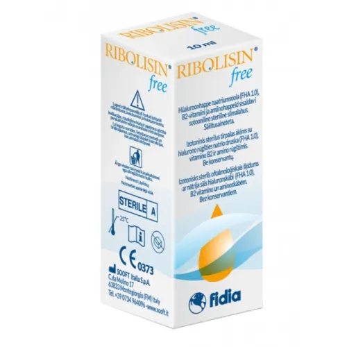 RIBOLISIN akių lašai FREE, 100 ml