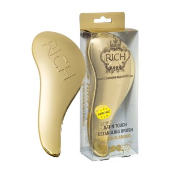 RICH antistatinis plaukų šepetys GOLDEN METALLIC, 1 vnt