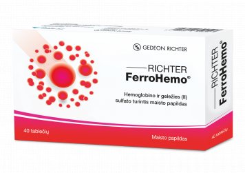 RICHTER-FerroHemo 18 mg tabletės N40