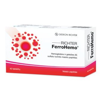 Richter FerroHemo tabletės N40