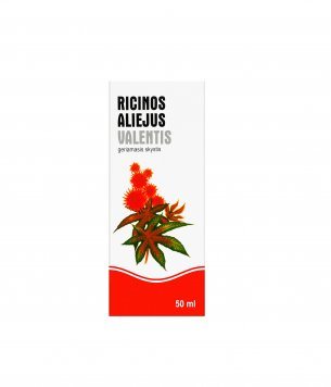 RICINOS aliejus Valentis /ml geriamasis skystis 50 ml N1, 1 ml