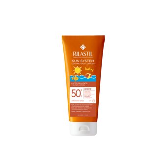 RILASTIL apsauginis losjonas nuo saulės vaikams SUN SYSTEM BABY, SPF 50+, nuo ., 200 ml, 1 m