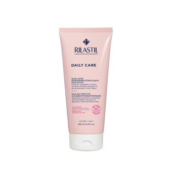 RILASTIL veido, akių ir makiažo pienelis DAILY CARE, 200 ml