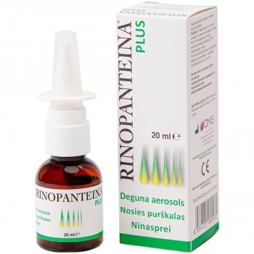 RINOPANTEINA Plus nosies purškalas, 20 ml