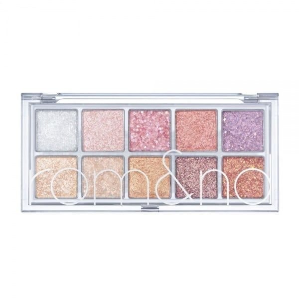 ROM&ND akių šešėliai BETTER THAN PALETTE, 00 LIGHT GLITTER GARDEN, 10 atspalvių, 7.5 g