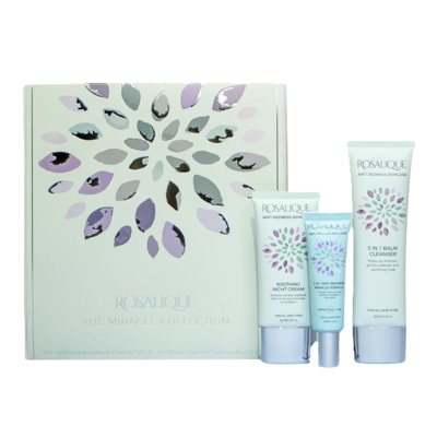 ROSALIQUE MIRACLE COLLECTION rinkinys dėžutėje - dieninis, naktinis kremai ir balzaminis valiklis