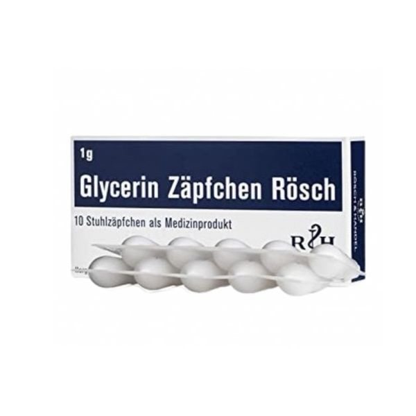 ROSCH glicerino žvakutės, x 1 g, 10 vnt