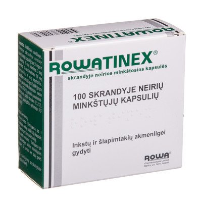 ROWATINEX, skrandyje neirios minkštosios kapsulės, N100