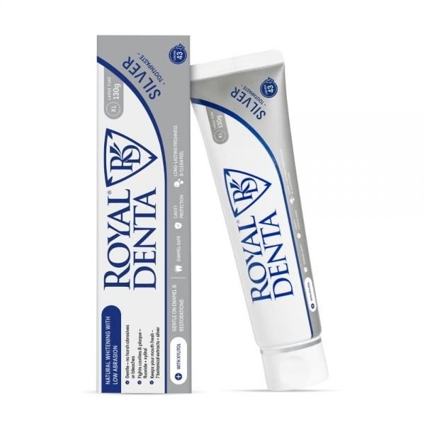 Royal Denta dantų pasta su sidabru Silver, 130 g