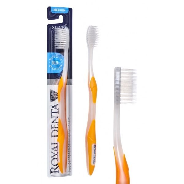 Royal Denta dantų šepetukas SILVER MEDIUM N1