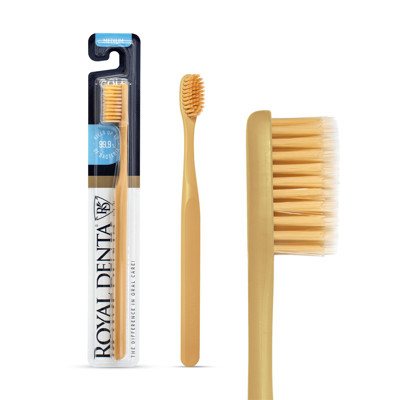 ROYAL DENTA GOLD MEDIUM T32, dantų šepetėlis, vidutinio minkštumo, 1 vnt