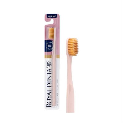 ROYAL DENTA GOLD SUPER SOFT dantų šepetėlis ypač minkštas, 1 vnt