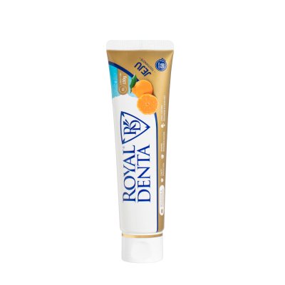 Royal Denta Jeju Citrus And Gold Technology dantų pasta su auksu ir unshiu, 130 g
