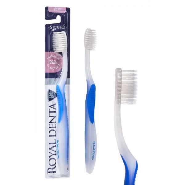 Royal Denta minkštas dantų šepetukas SILVER SOFT N1