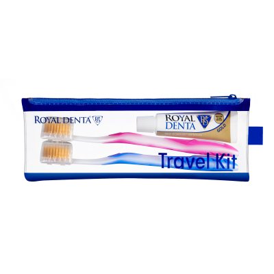 ROYAL DENTA rinkinys dantenų stiprinimui TRAVEL KIT GOLD, 20 g