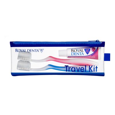 ROYAL DENTA rinkinys jautriems dantims ir dantenoms TRAVEL KIT SENSITIVE, 20 g
