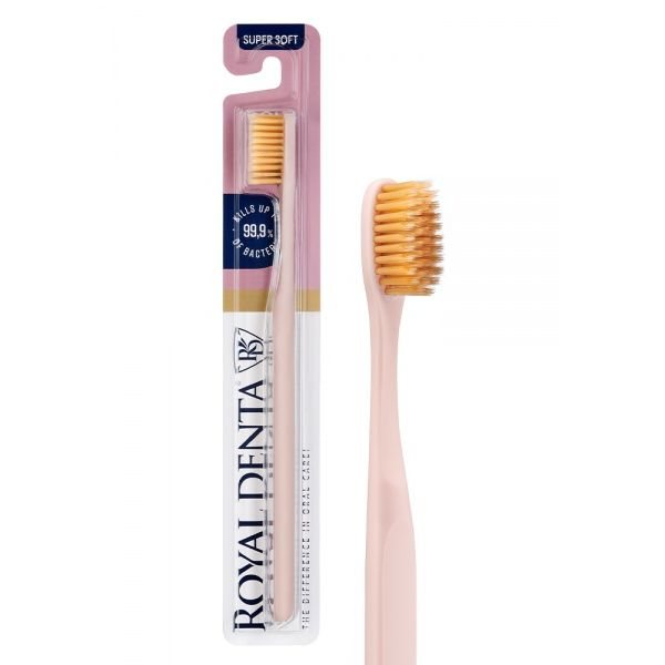 ROYAL DENTA ypač minkštas dantų šepetėlis GOLD SUPER SOFT