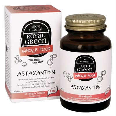 ROYAL GREEN ASTAKSANTINAS, 4 mg, 60 kapsulių