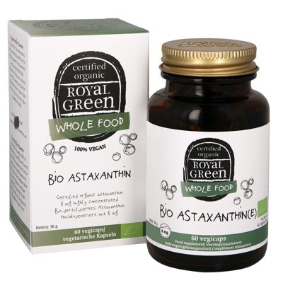 ROYAL GREEN BIO ASTAKSANTINAS 8mg, 60 kapsulių