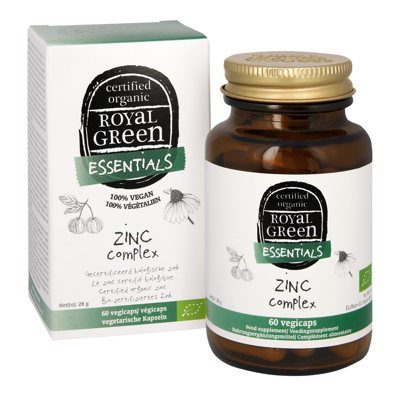 ROYAL GREEN BIO CINKO kompleksas, 60 kapsulių