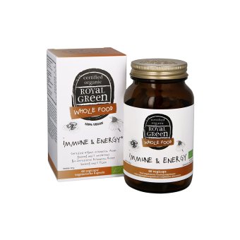 ROYAL GREEN BIO Energija ir imunitetas LT-EKO-001, 60 kapsulių