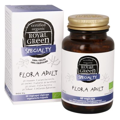 ROYAL GREEN BIO Flora Adult, 60 kapsulių