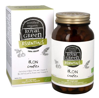 ROYAL GREEN BIO GELEŽIES KOMPLEKSAS, 60 kapsulių