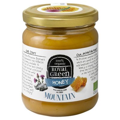 ROYAL GREEN BIO Kalnų medus, 250 g