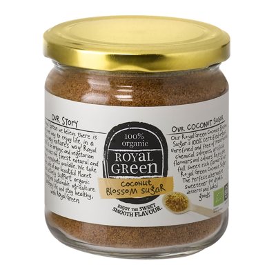 ROYAL GREEN BIO Kokosų žiedų cukrus, 200 g