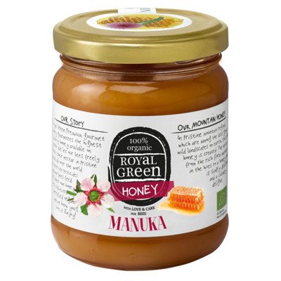 ROYAL GREEN BIO Manuka medus MGO200+, 250 g