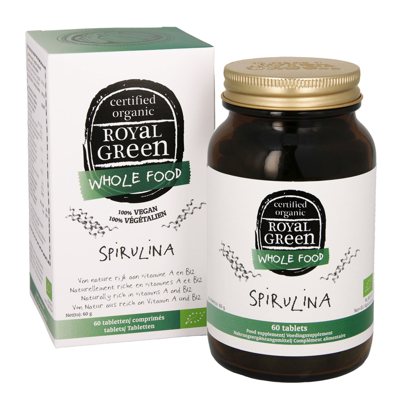 ROYAL GREEN BIO SPIRULINA, 1000 mg, 60 tablečių