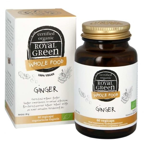 ROYAL GREEN maisto papildas BIO IMBIERAS 335 mg, 60 kaps.