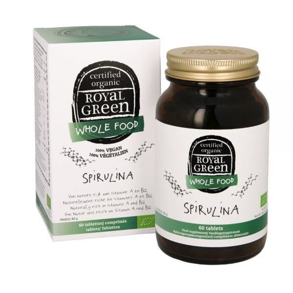 ROYAL GREEN maisto papildas BIO SPIRULINA 1000 mg, 60 tab.