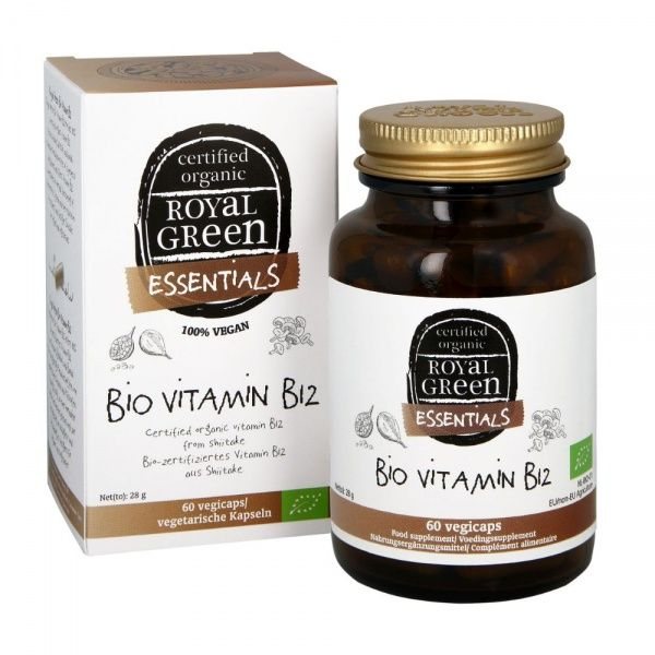 ROYAL GREEN maisto papildas BIO VITAMINAS B12 25 mcg, 60 kaps.