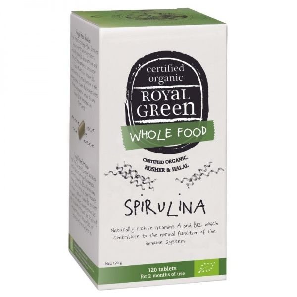 ROYAL GREEN maisto papildas SPIRULINA 1000 mg, 120 tab.