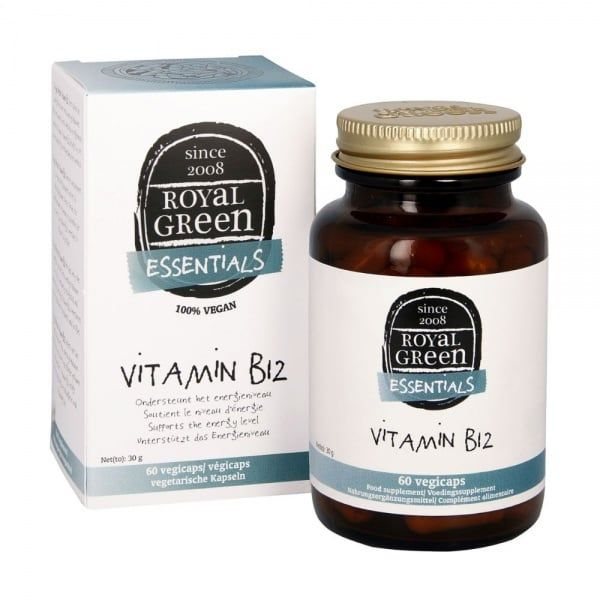 ROYAL GREEN maisto papildas VITAMINAS B12 (METILKOBALAMINAS) 250 mcg, 60 kaps.