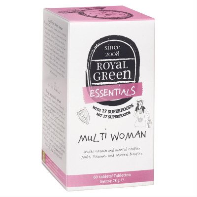 ROYAL GREEN MULTI WOMAN, multivitaminai moterims, 60 tablečių