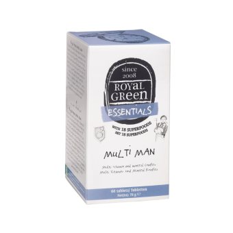 ROYAL GREEN MULTI MAN, multivitaminai vyrams, 60 tablečių