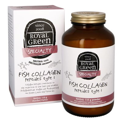 ROYAL GREEN Žuvų kolageno peptidai I-ojo tipo, 110 g