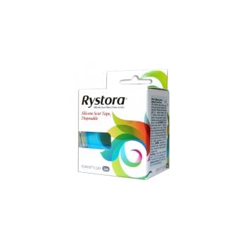 RYSTORA silikoninis vienkartinis (nesterilus) randų tvarstis, 1 vnt