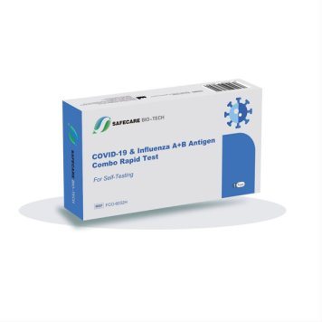 Safecare kombinuotas Covid-19 (SARS-CoV-2) ir Gripo A/B greitasis testas iš nosies N1