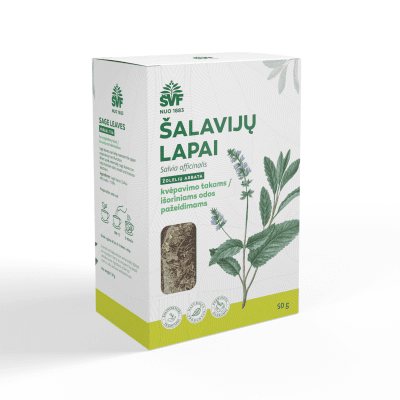 ŠALAVIJŲ LAPAI žolelių arbata, 50 g
