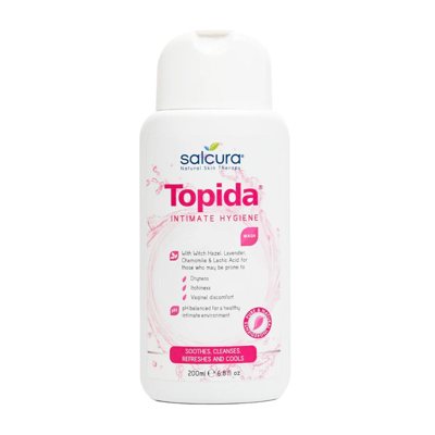SALCURA intymios higienos prausiklis TOPIDA, 200 ml